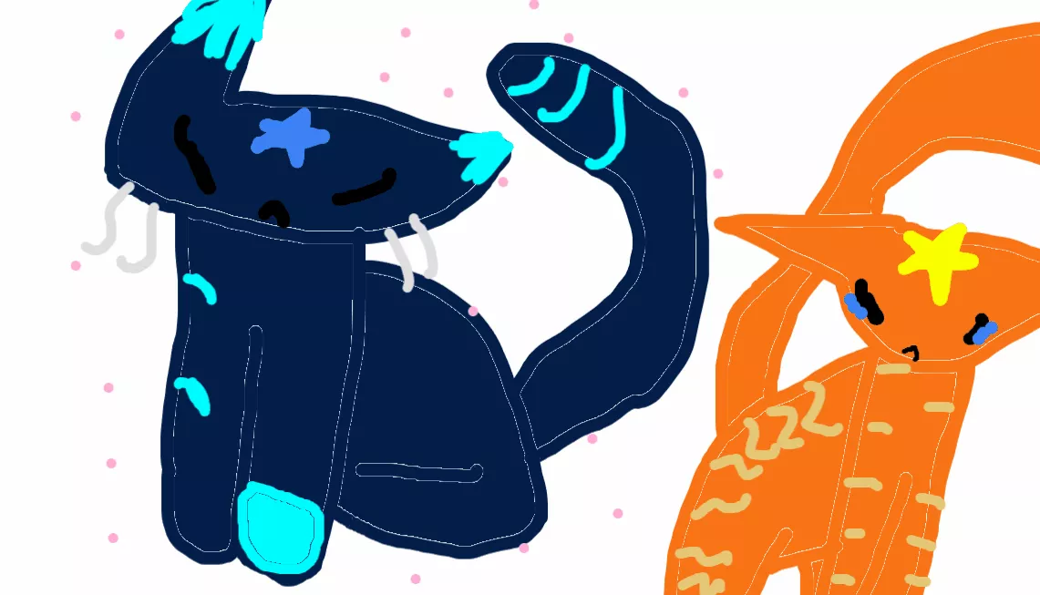 Animation: How I think Warrior Cats Look like and My OC MountainDew it is a valid name btw