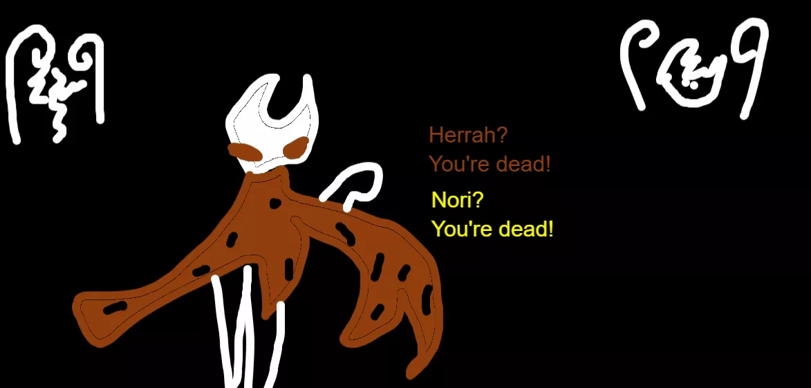Murder Drones but Hollow Knight (Lil snippet scenes)