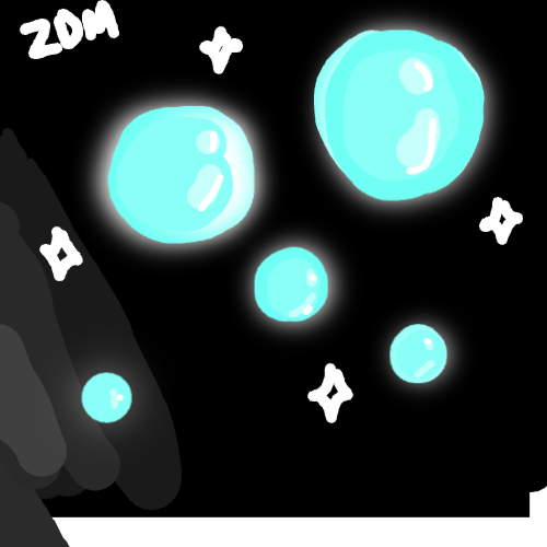 Drawing of bubbles redo created on DrawIsland