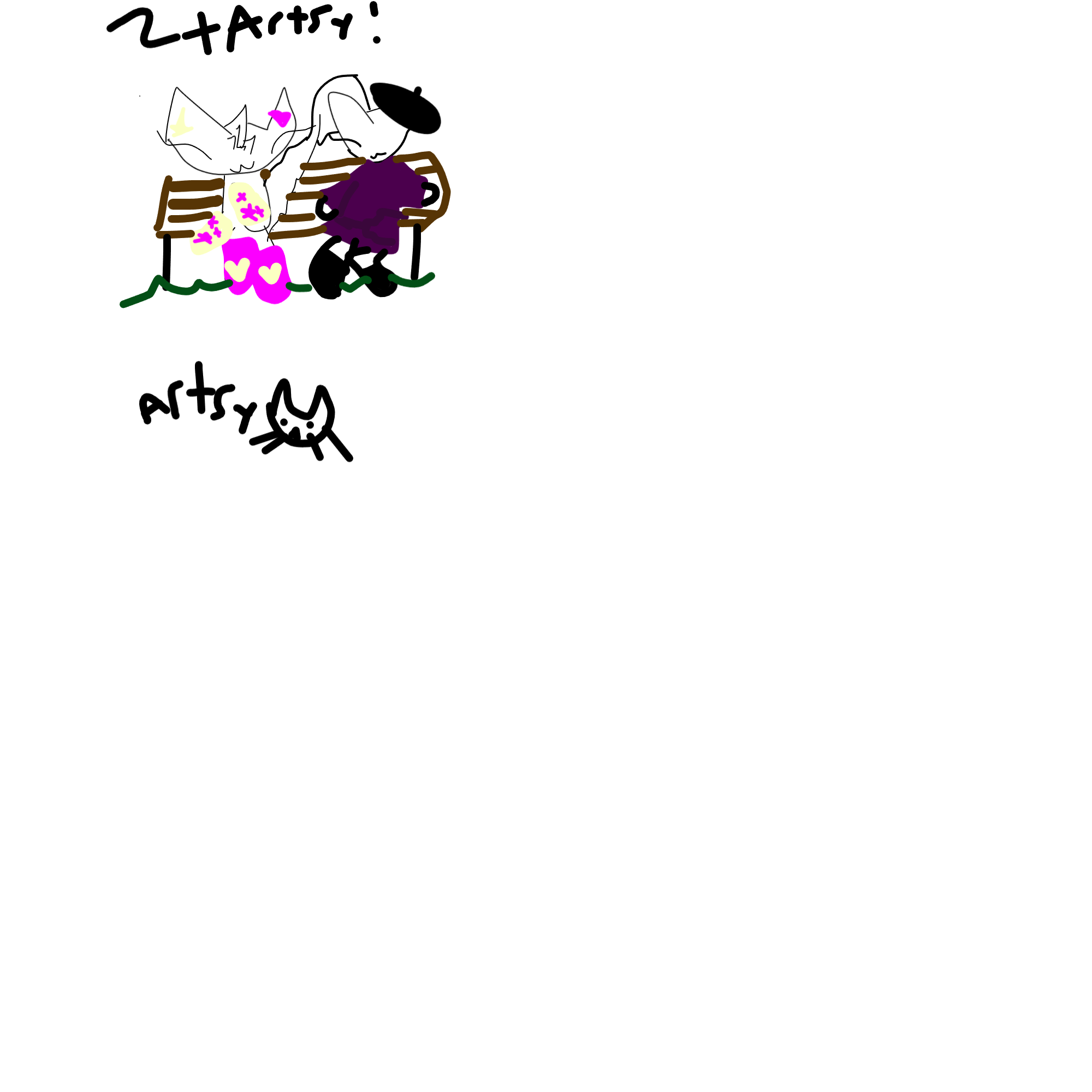 Gift 4 ZDM000 I Tried making their oldest drawing into an OC in my art style