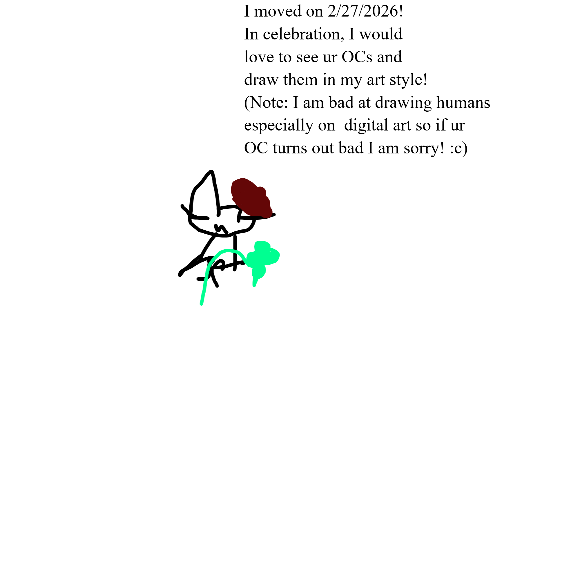 I just moved on 2/27/2026!