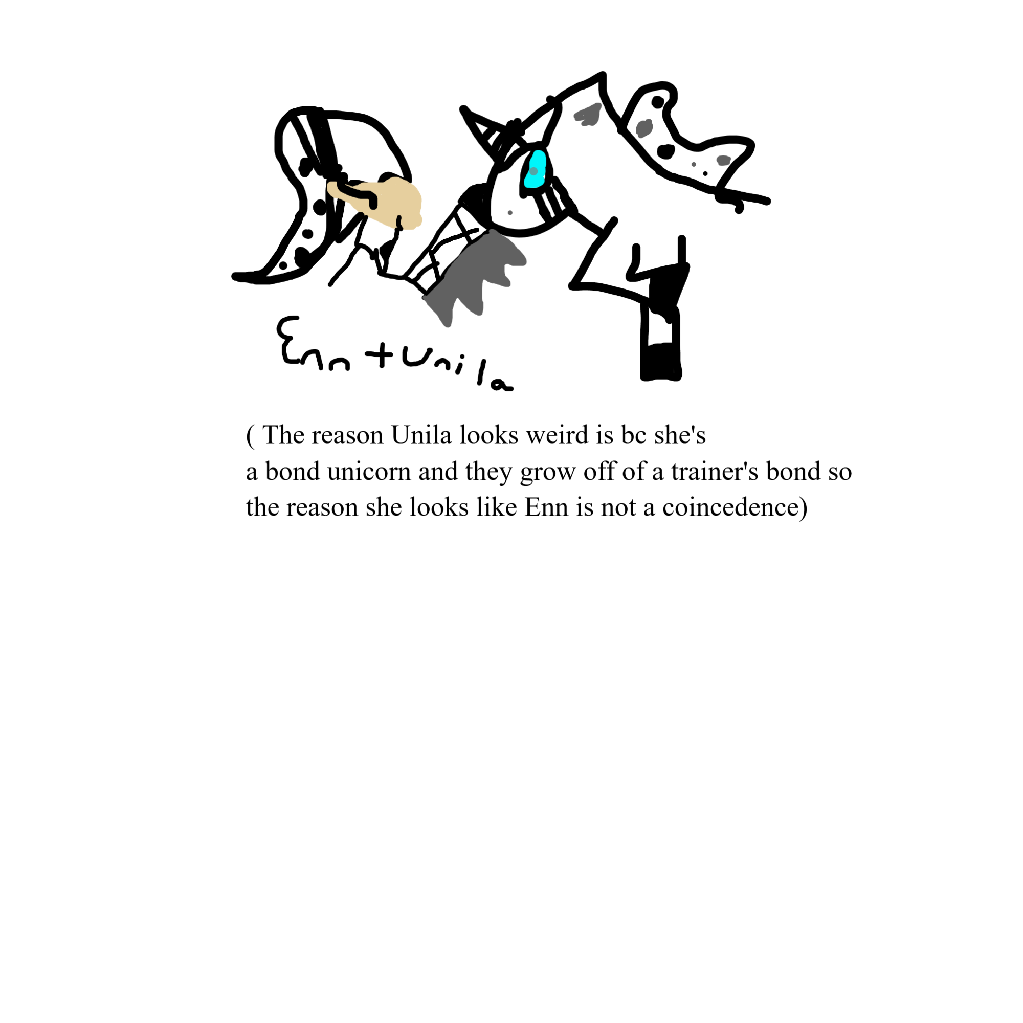 Enn has a trusty steed