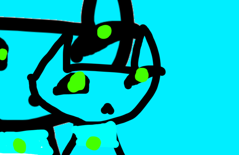 I made this drawing with a glitch