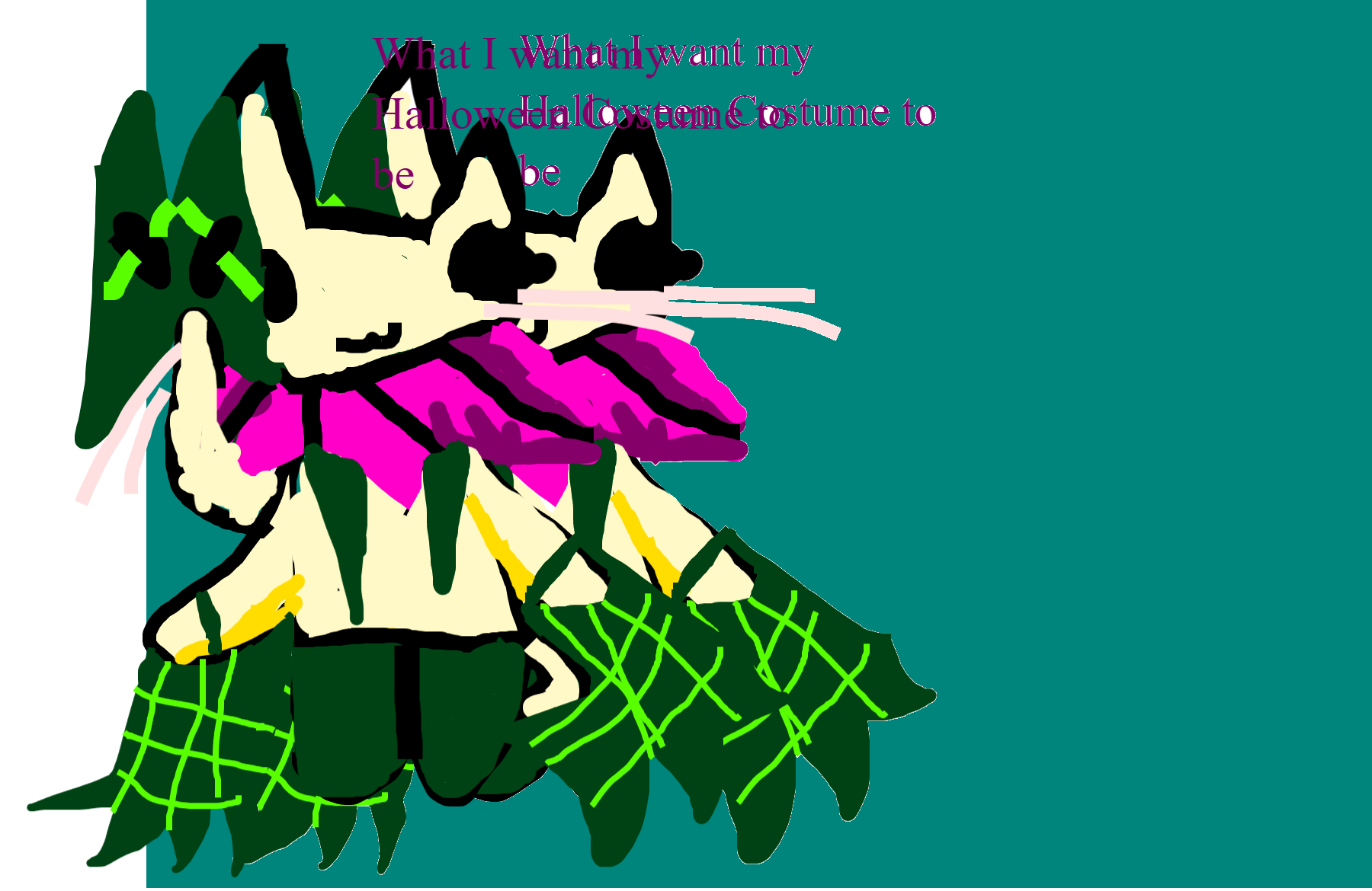 Wat I want my Halloween Costume to Look Like