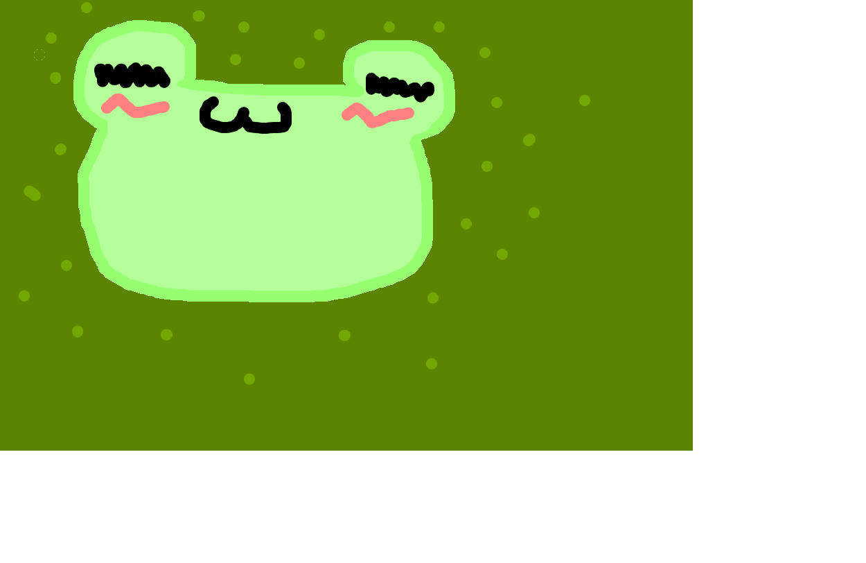 Drawing of Froghop created on DrawIsland