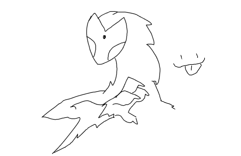 Drawing of A creature created on DrawIsland