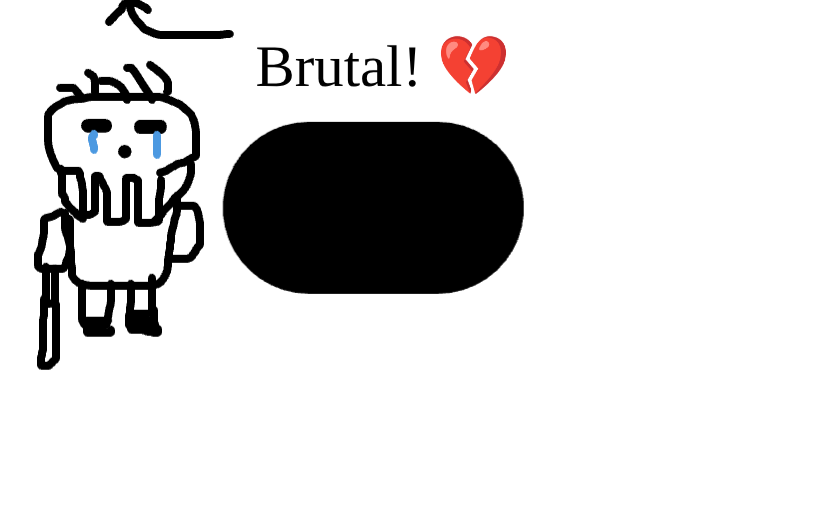 Drawing of Brutal! created on DrawIsland