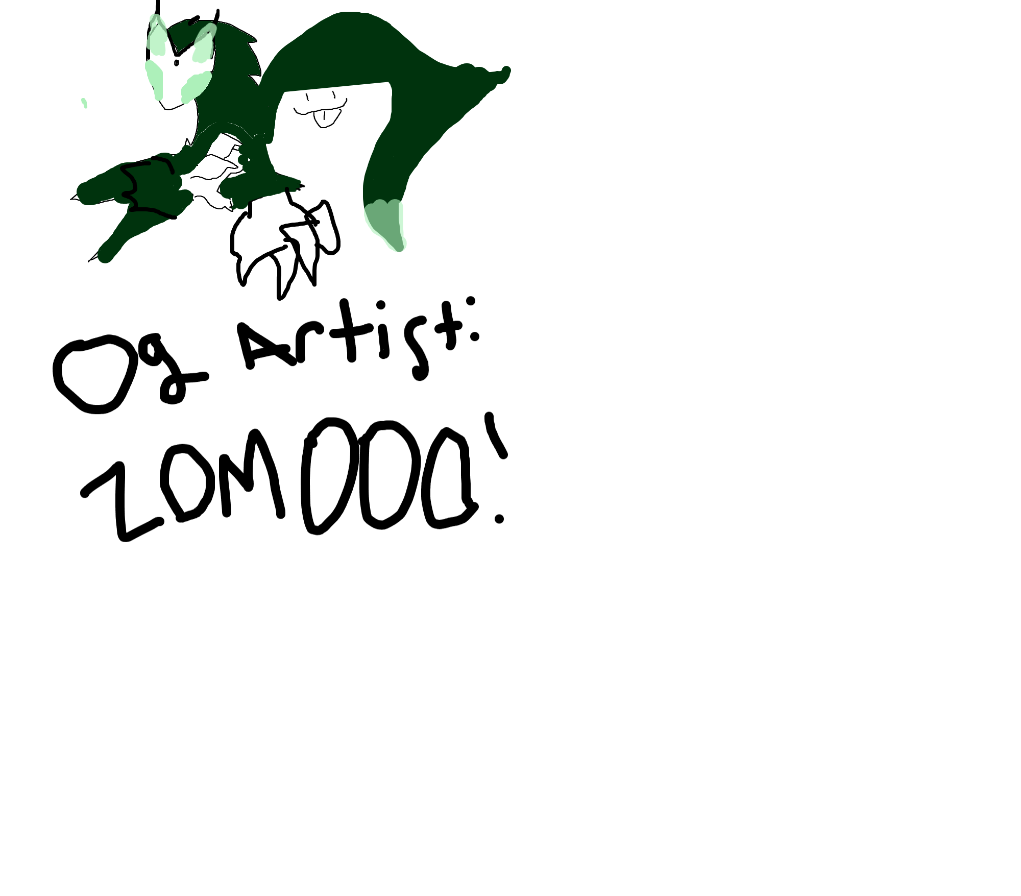 Drawing of Finishing the Creature ZDM00 made created on DrawIsland