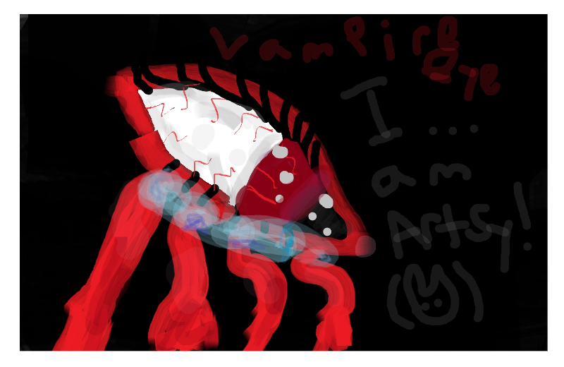 Drawing of Vampire eye created on DrawIsland