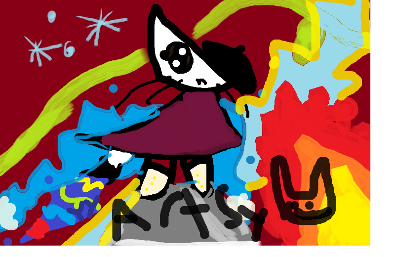 Drawing of Aura created on DrawIsland