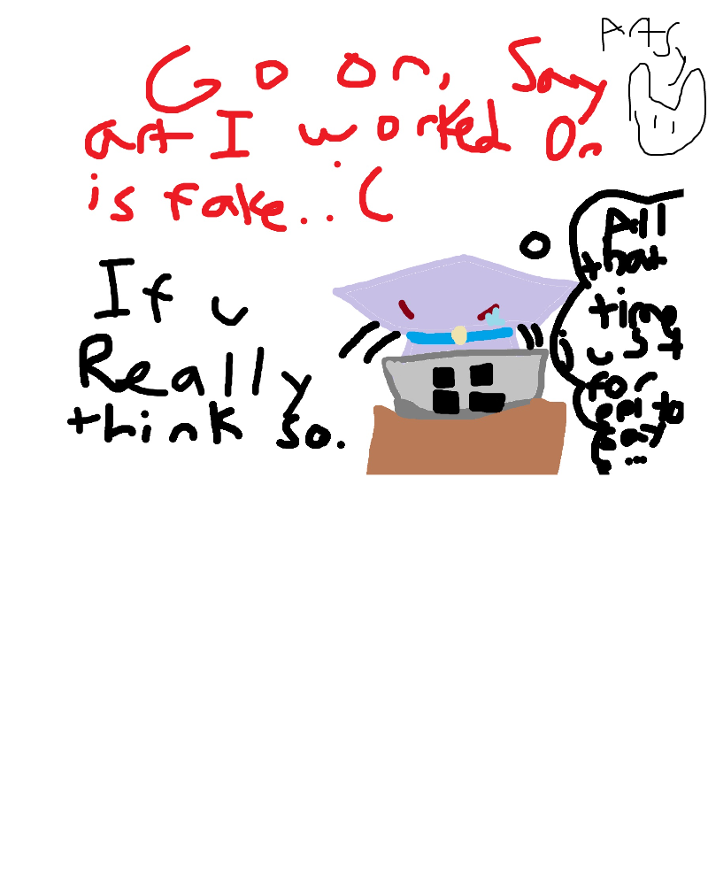 Drawing of Look at this pls created on DrawIsland