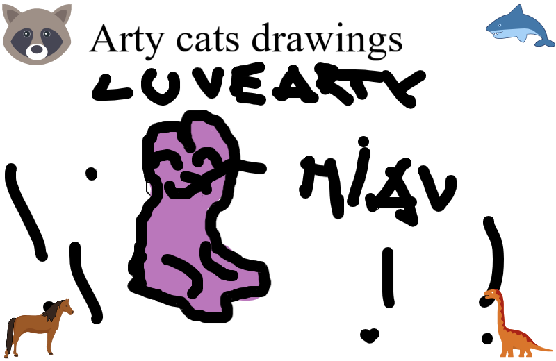 love arty cat