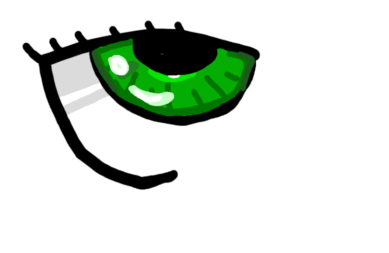 Drawing of my eye irl (READ DIS) created on DrawIsland