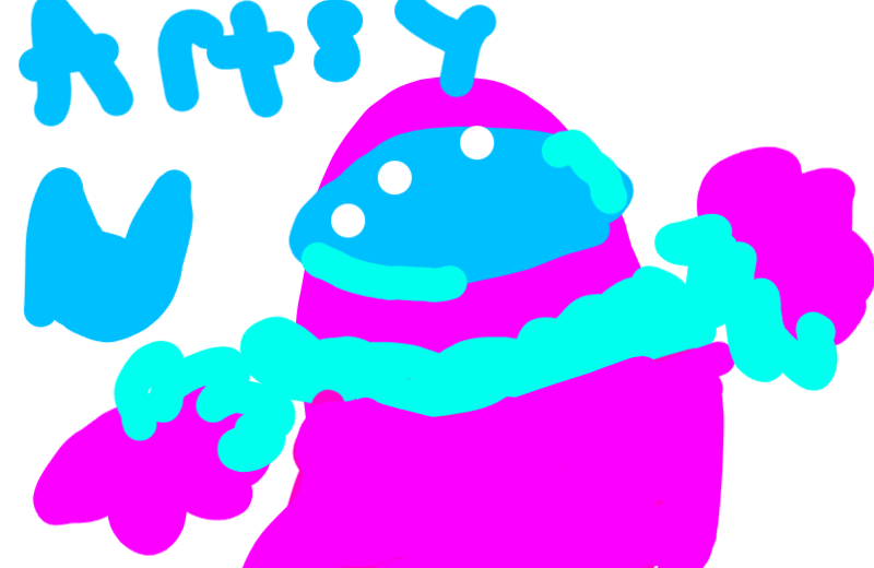 Drawing of Among ussss created on DrawIsland