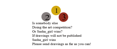 is somebody else doing the art competition?