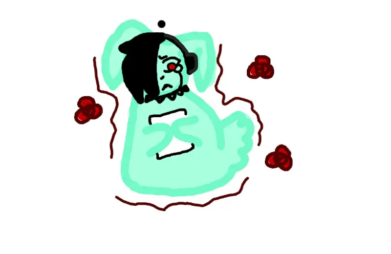 Drawing of EMO BUNNYYYYYYYYY created on DrawIsland