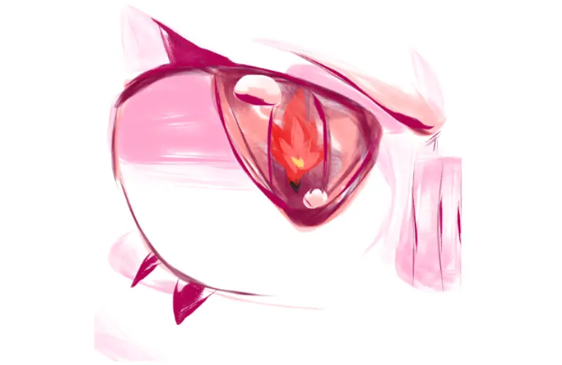 Drawing of eye challenge created on DrawIsland