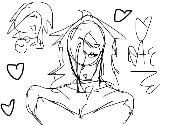 Drawing of Rae ! created on DrawIsland