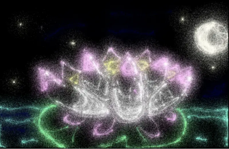 Drawing of Gift for lotusflower created on DrawIsland