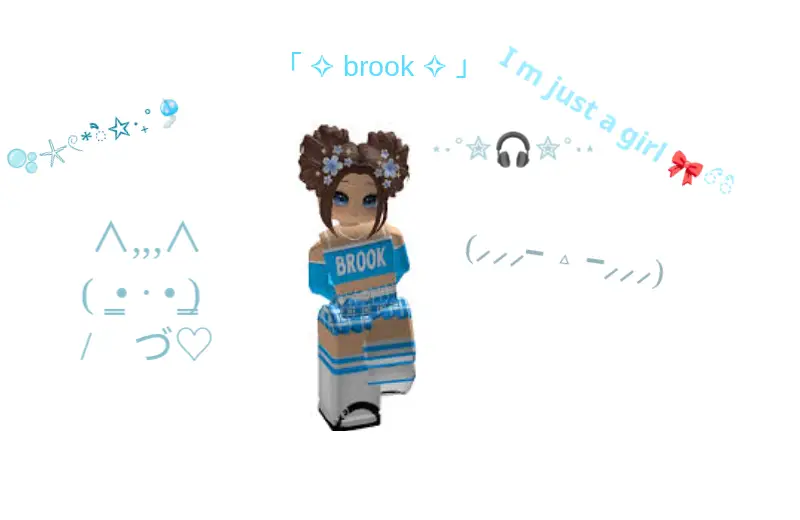 Drawing of brook (random ROBLOX youtuber) created on DrawIsland