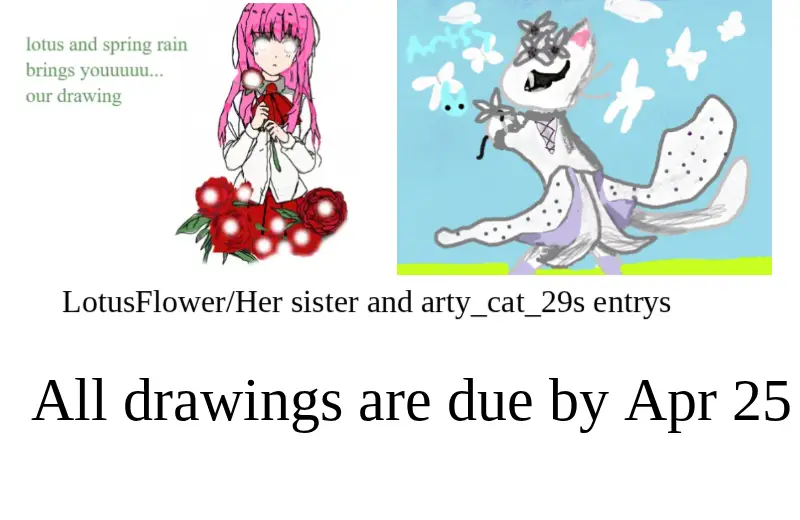 Drawing of ZDM000 plant contest entries so far created on DrawIsland
