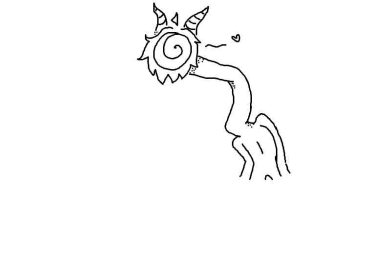 Drawing of :3 created on DrawIsland