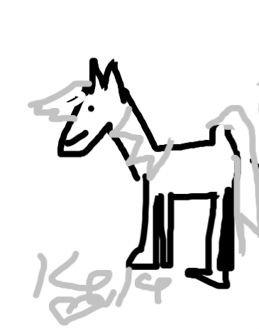 Drawing of Snowball artycat29 pony created on DrawIsland