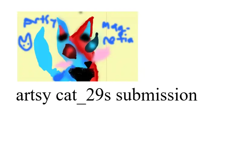 Drawing of GUYS START SENDING FOR WOLF OC CONTEST created on DrawIsland