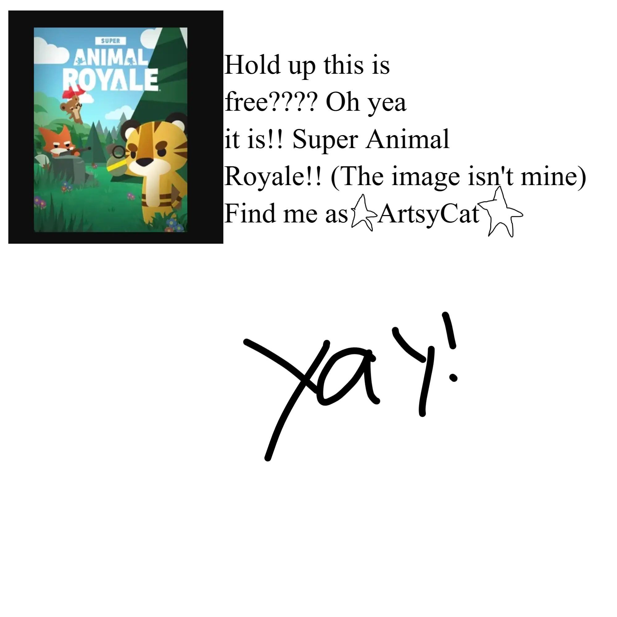 Drawing of Play this game if u like guns and stuff check disc created on DrawIsland