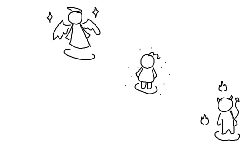 Drawing of :3 created on DrawIsland