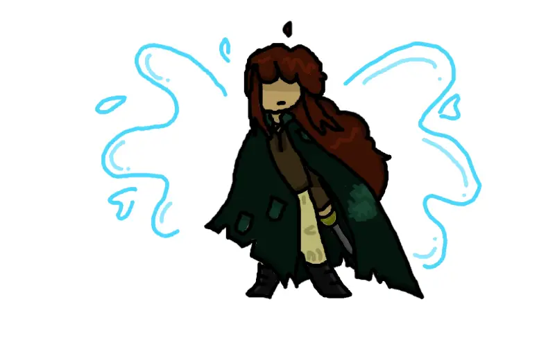 Drawing of Mel created on DrawIsland