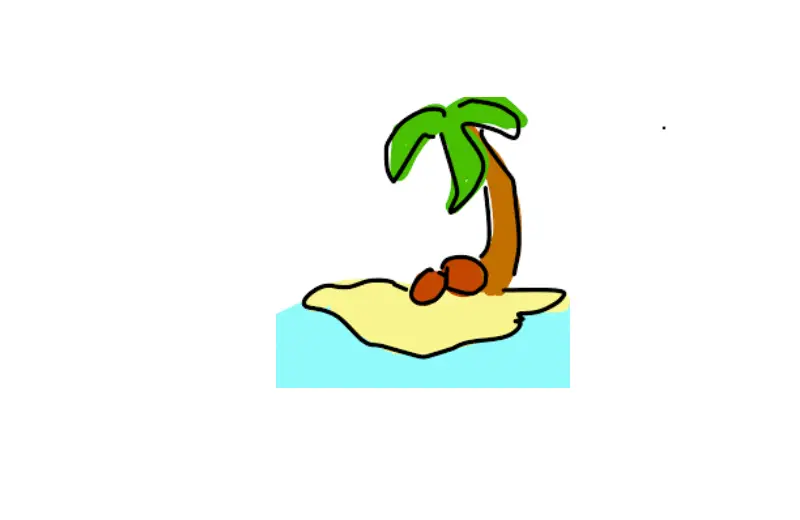 Drawing of island created on DrawIsland