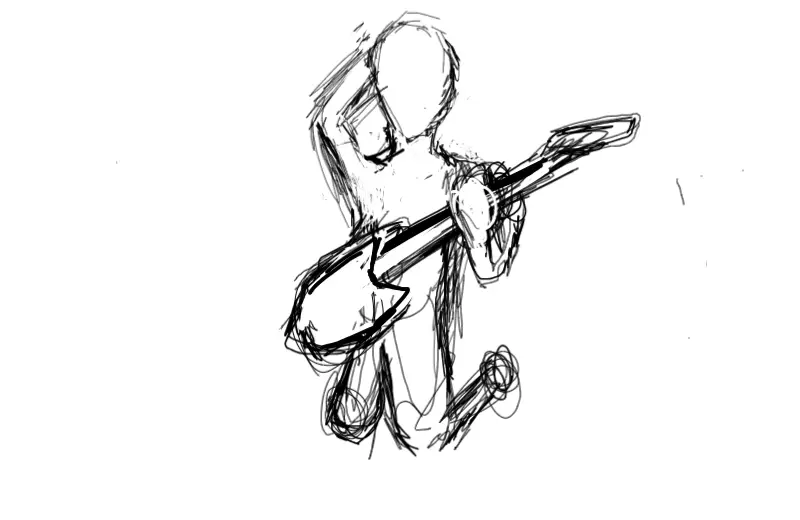 Drawing of kiki drawing collab created on DrawIsland