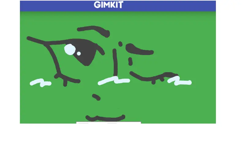 Drawing of face I made on the gimkit art thingy created on DrawIsland