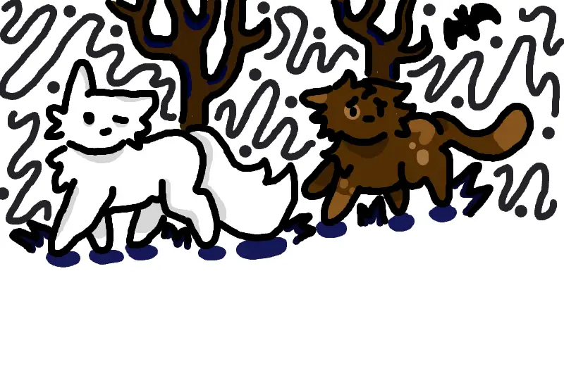 Drawing of LostWoods created on DrawIsland