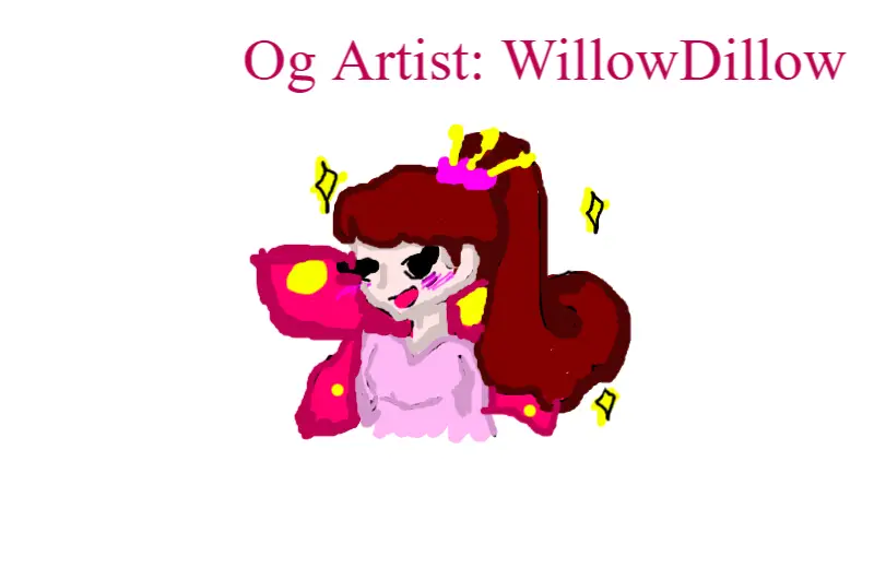 Drawing of Coloring WIllowDillow Fairy Check Disc created on DrawIsland