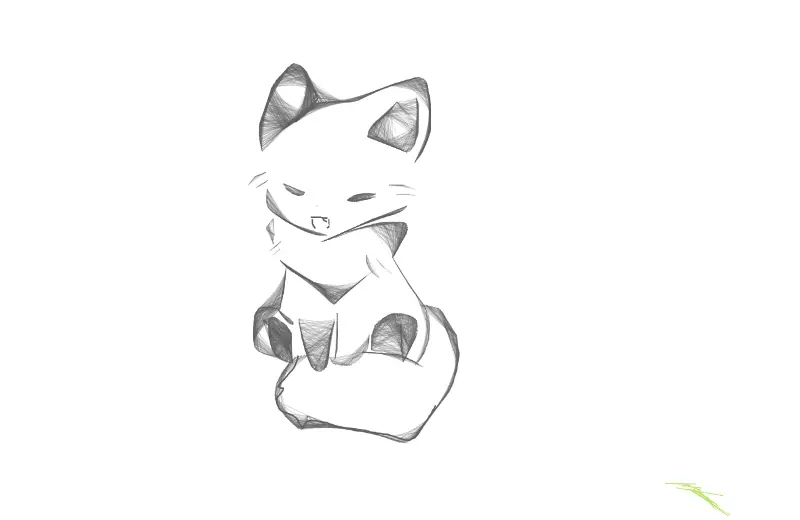 Drawing of WEBBY KITTY MEOWWWW created on DrawIsland