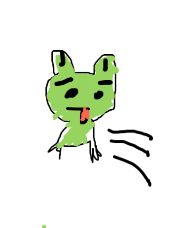 Drawing of Frog created on DrawIsland