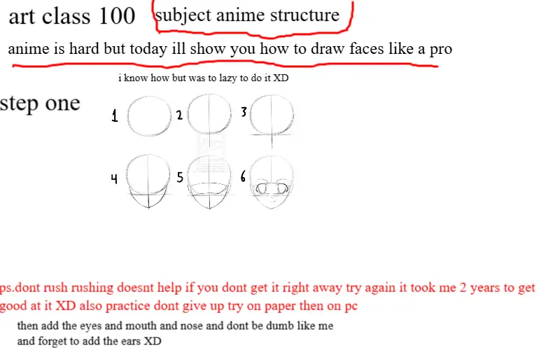 Drawing of ART CLASS 100 created on DrawIsland