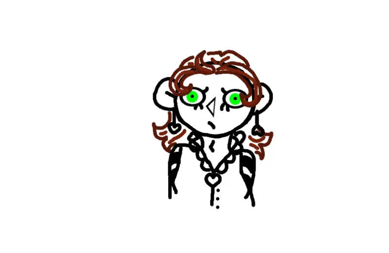 Drawing of Red QUEEEEEEN created on DrawIsland