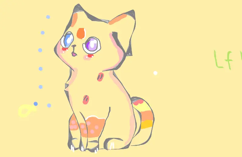 Drawing of FOR WILLOWA CAT CONTEST MY CATS TOP DOg XDDDDD created on DrawIsland