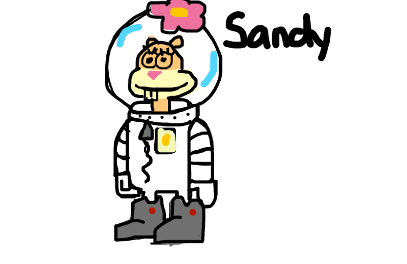 Drawing of Sandyyyy created on DrawIsland