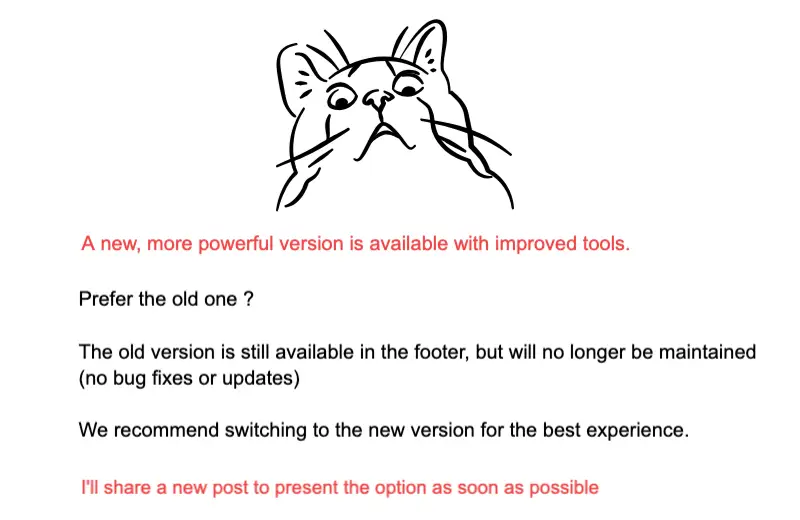 Drawing of New version created on DrawIsland
