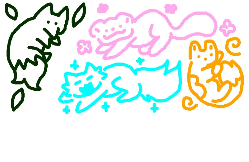 Drawing of Some Bases created on DrawIsland
