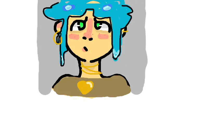 Drawing of oc created on DrawIsland