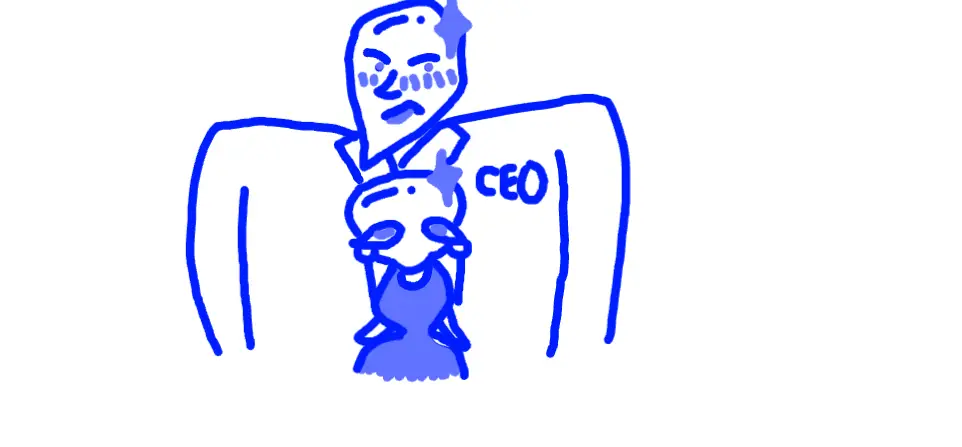 Drawing of Y/N AND CEO created on DrawIsland