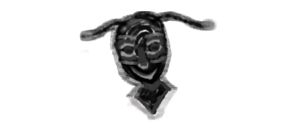 Drawing of Evil Jax I guess created on DrawIsland