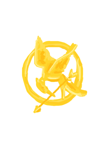 Mockingjay pin from The Hunger Games