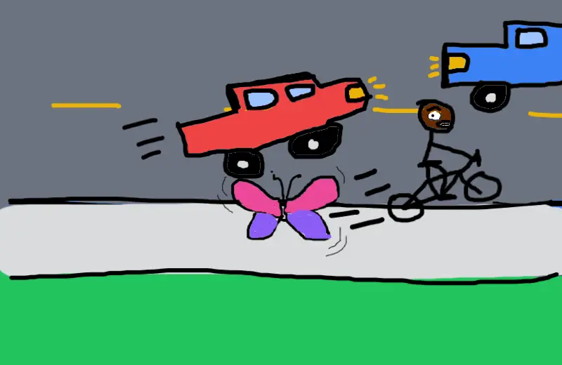 Drawing of Butterfly Effect by Leo created on DrawIsland