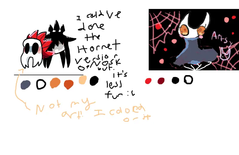 Drawing of Color swap check disc created on DrawIsland